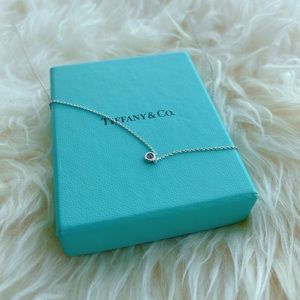 Tiffany & Co Elsa Peretti Pink Sapphire Necklace